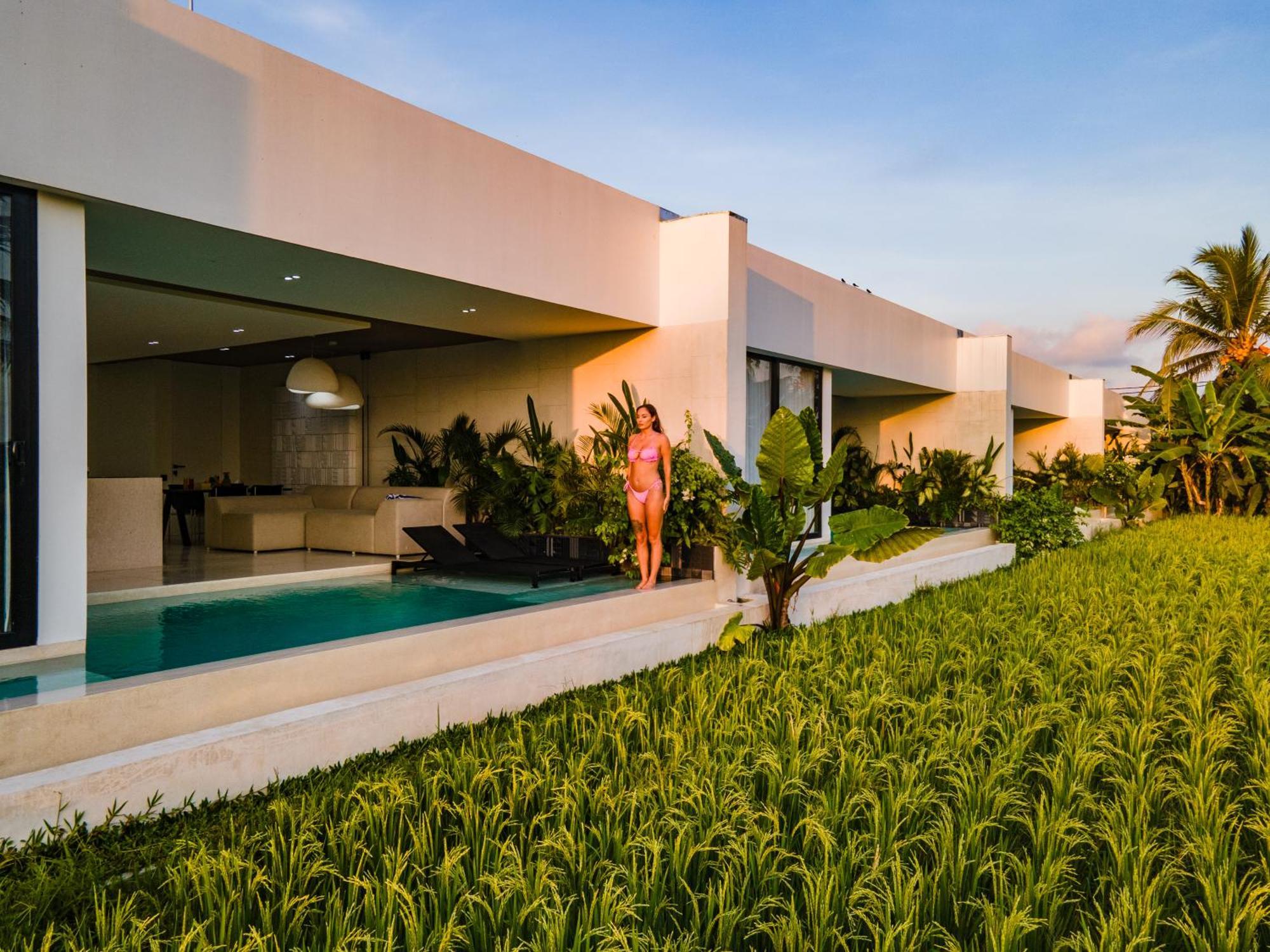 Green Flow Ubud Villas III Rum bild